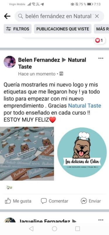 Programa Pasteleria Canina y Felina – Testimonio 5 Testimonio de alumna satisfecha con el curso de repostería para mascotas