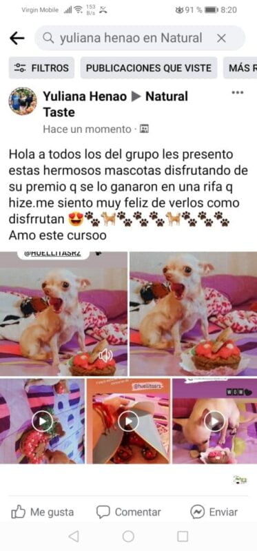Programa Pasteleria Canina y Felina – Testimonio 6 Testimonio de alumna satisfecha con el curso de repostería para mascotas