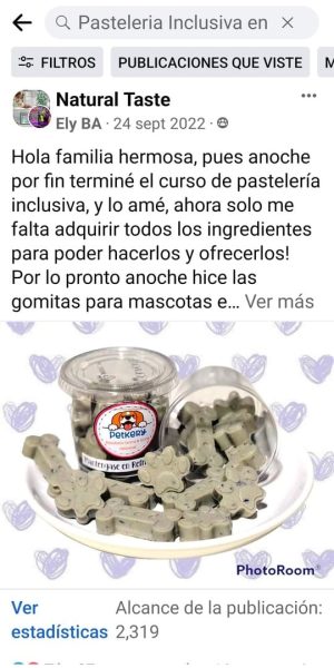 Testimonios Pastelería Inclusiva 4 Curso Pastelería Inclusiva