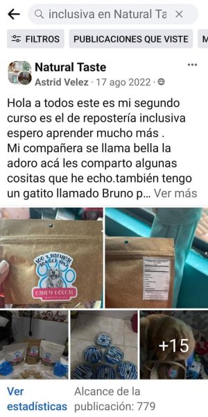 Testimonios Pastelería Inclusiva 7 Curso Pastelería Inclusiva
